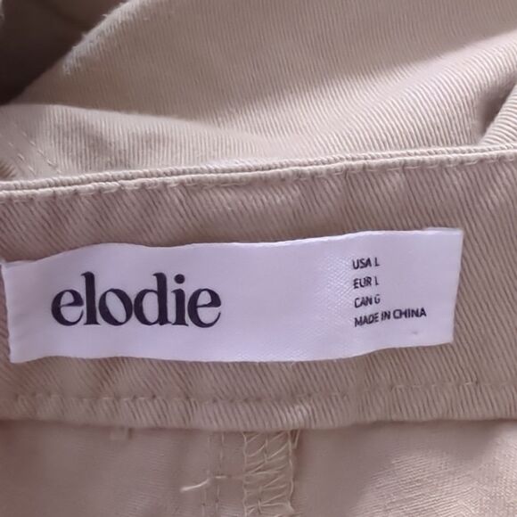 elodie Tan Khaki Carpenter Wide Leg Pants - Picture 7 of 8